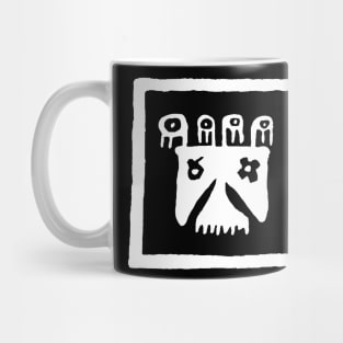 Findigo native four-head bird of death - skullwing - Mug